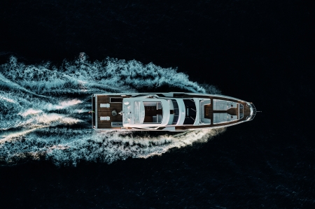 Azimut Grande 32M, for sale, top view
