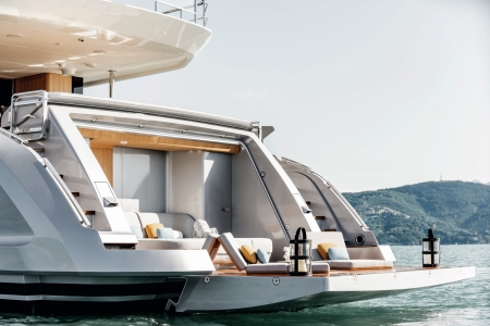 Azimut Grande 36M, for sale, bathing platform