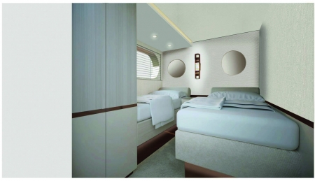 Azimut Magellano 25M, for sale, cabin 2