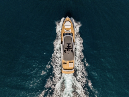 Azimut Magellano 30M, for sale, top view