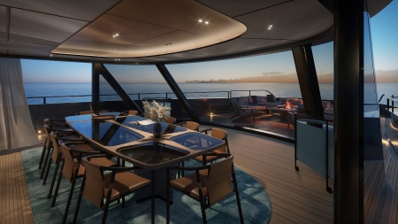 Azimut Grande 44M, internal view