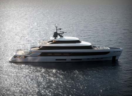Azimut Grande 44M, for sale, external