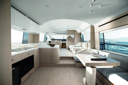 Azimut Fly 68, For sale, interior, salon
