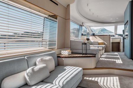 MXG Yachts, Azimut Fly 68, For sale, interior lounge