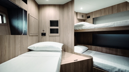 MXG, Azimut Fly 78, Yachts for sale, interior, cabin 1