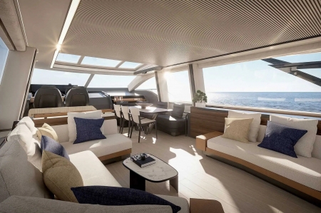 MXG Yachts, Azimut S8, Yachts for sale, internal salon
